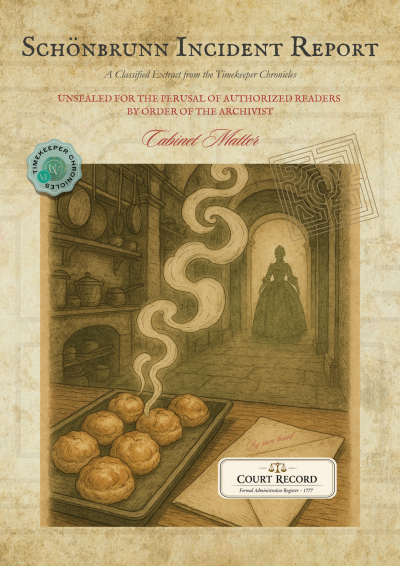 Schönbrunn Incident File_Court Record 1777 Front Cover