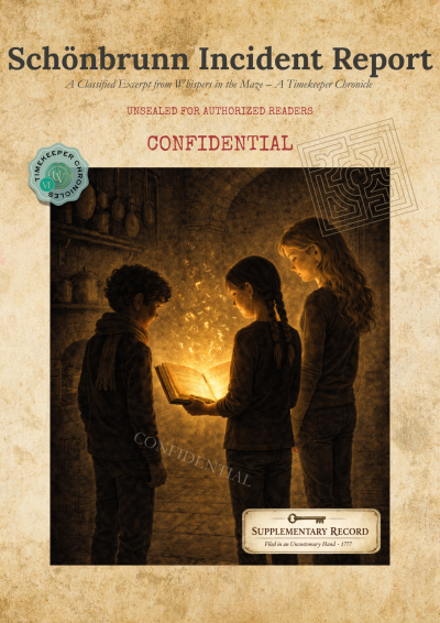 Schönbrunn Incident File_Supplementary Record 1777 Front Cover