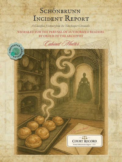 Schönbrunn Incident File_Court Record 1777 Front Cover