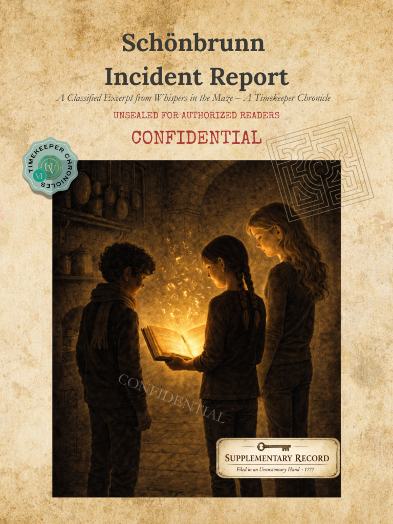 Schönbrunn Incident File_Supplementary Record 1777 Front Cover