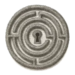 Keyhole in a maze
