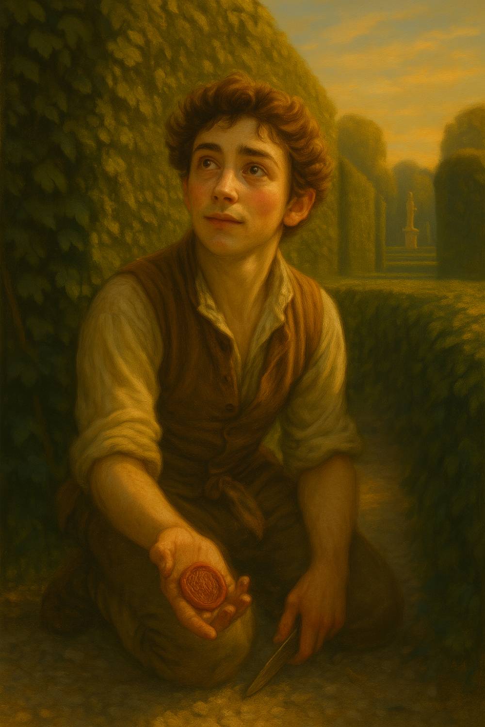Young apprentice in the maze from The First Whisper