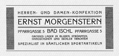 stecknadeln der erinnerung ernst morgenstern bad ischl